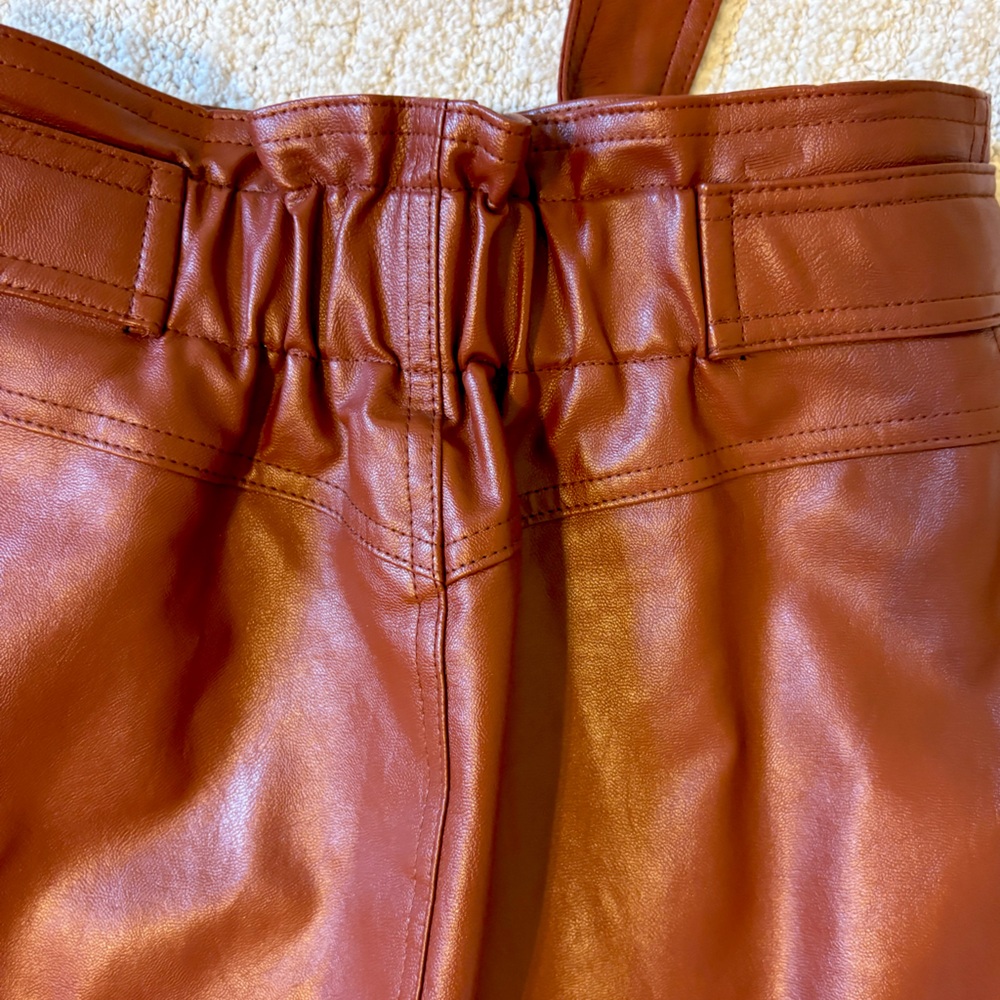 Vegan Leather Skirt - Picture 2 of 6